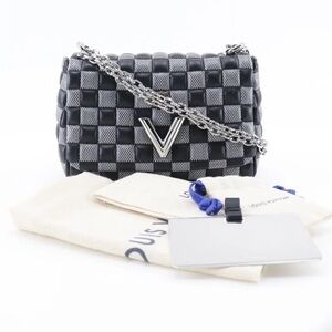 Louis Vuitton Damier Twist BB Nicolas Ghesquière N40221 Calfskin Crossbody